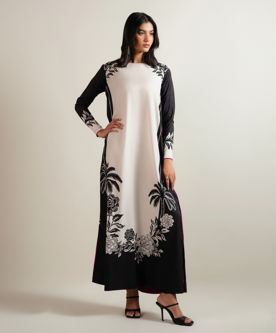 Co-Ord Set Ladies Unstitched 2 PC #011