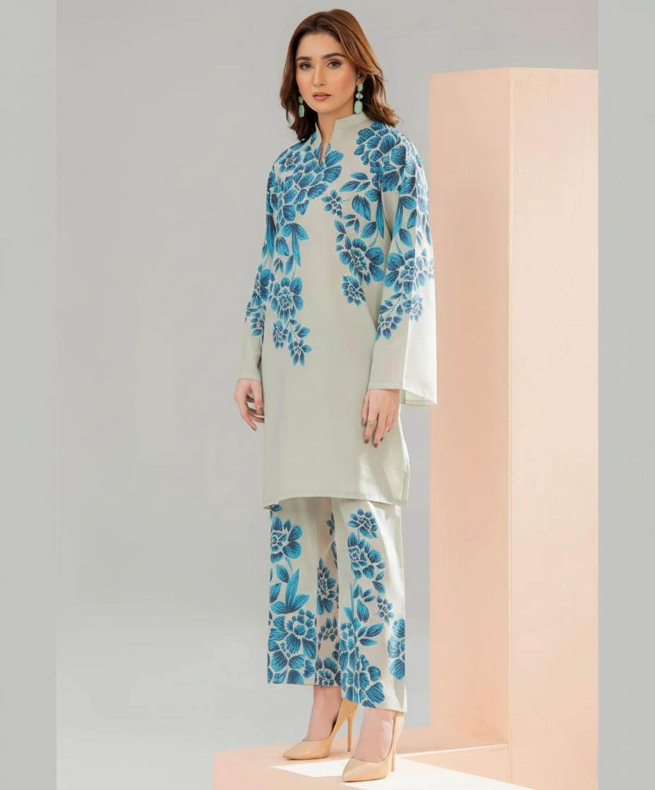 Co-Ord Set Ladies Unstitched 2 PC #026