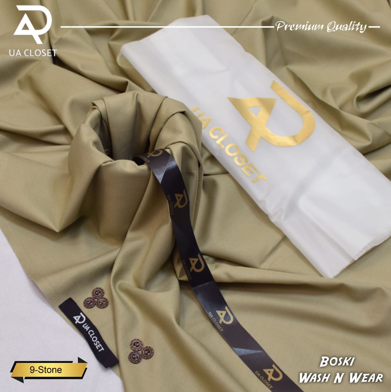 Korean Boski Wash n Wear Suits, Gift Packing For Men( On Pack of 2 Suits inclued a Gift Watch+ Key Chain)