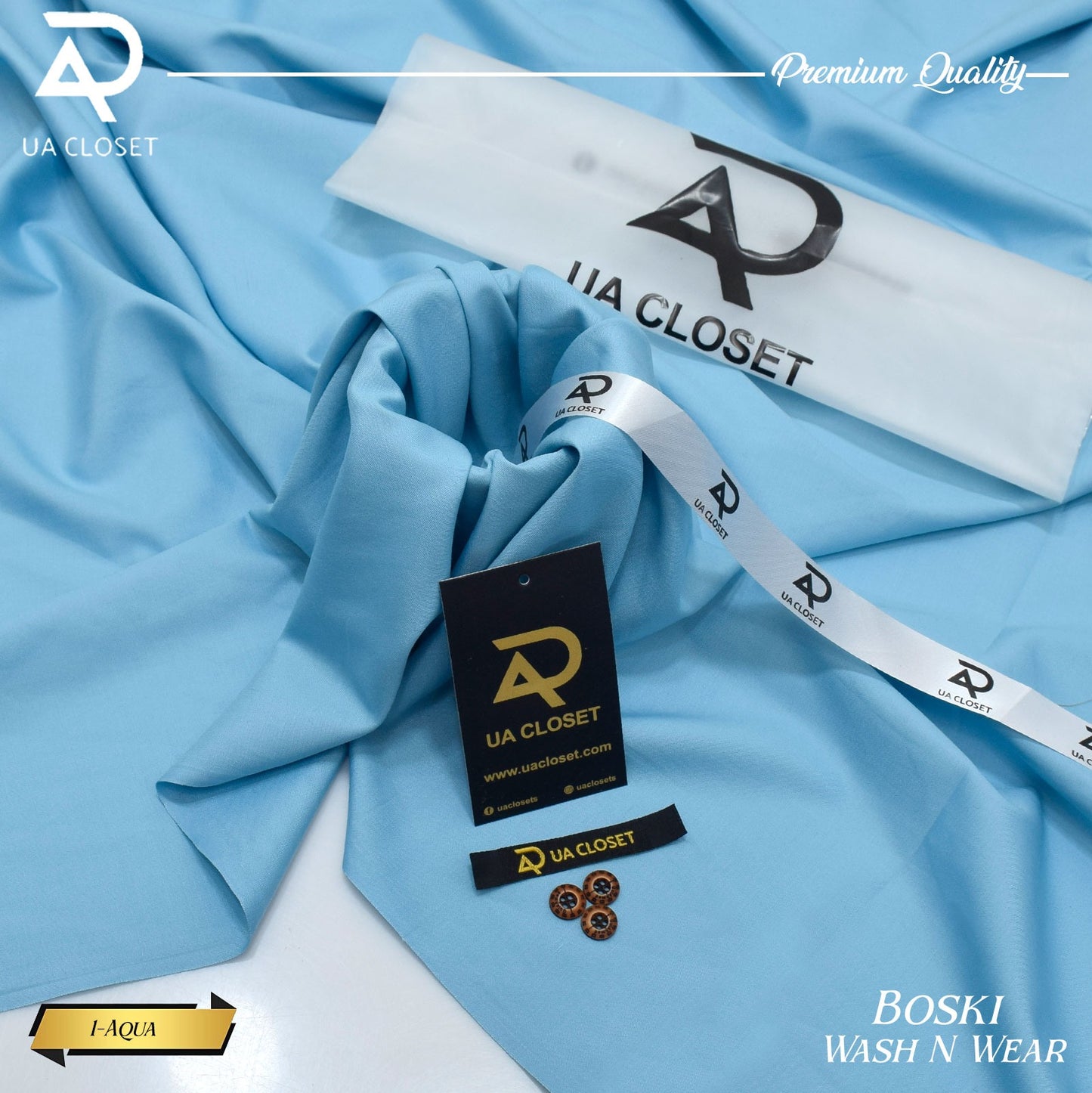 Korean Boski Wash n Wear Suits, Gift Packing For Men( On Pack of 2 Suits inclued a Gift Watch+ Key Chain)