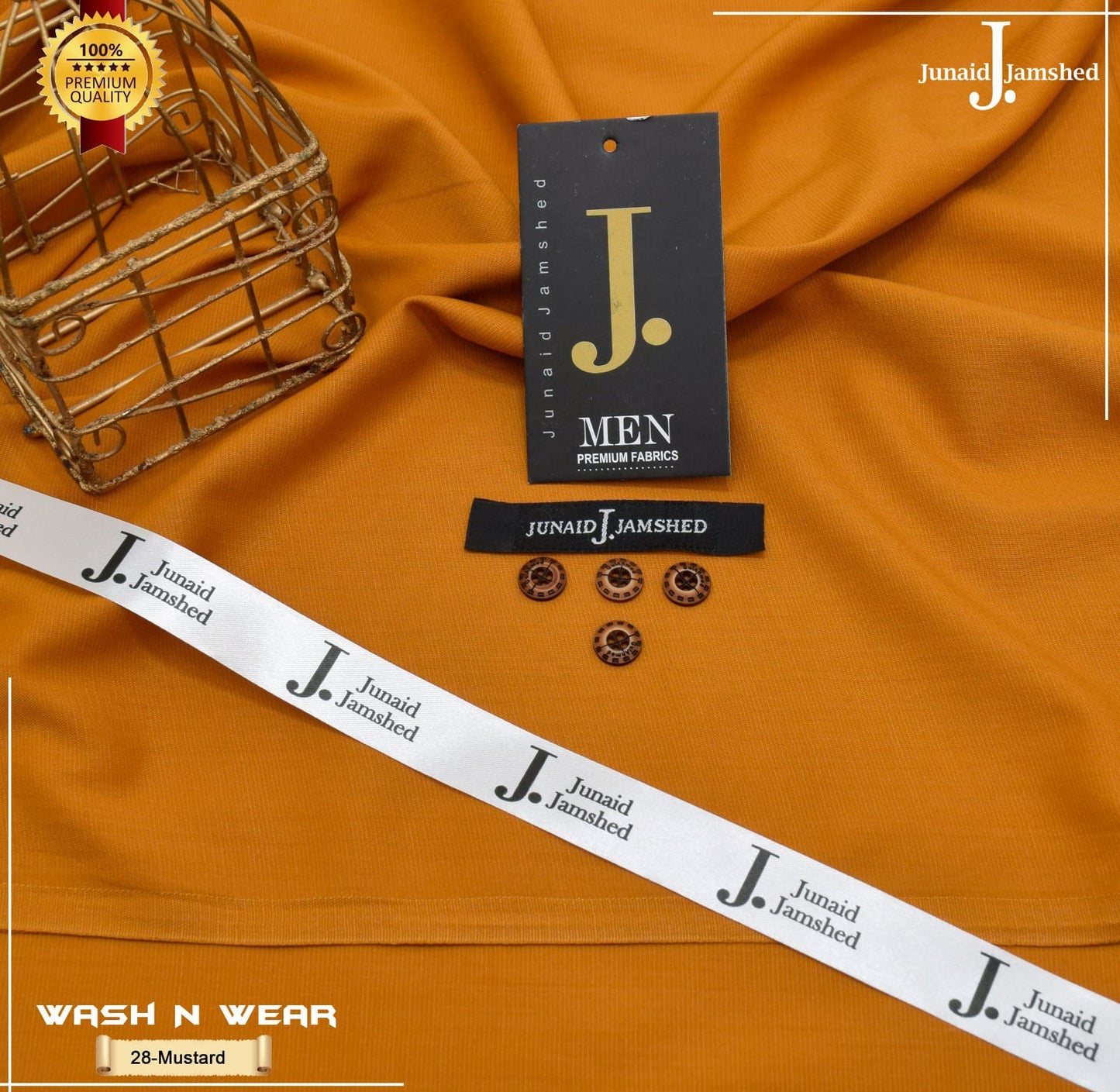 J. Slub Yarn Wash n Wear for Summer Executive class Fabric