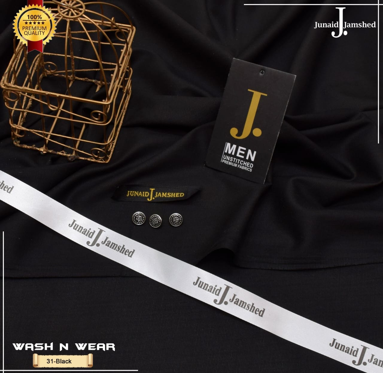 J. Slub Yarn Summer Wash n Wear Executive class Fabric