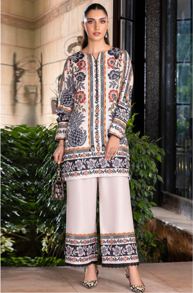 Co-Ord Set Ladies Unstitched 2 PC #013