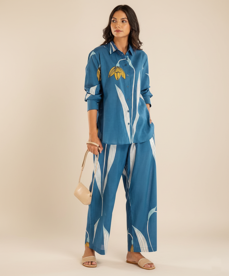 Co-Ord Set Ladies Unstitched 2 PC #032