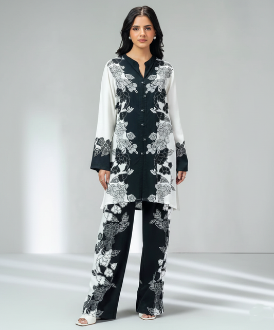 Co-Ord Set Ladies Unstitched 2 PC #036