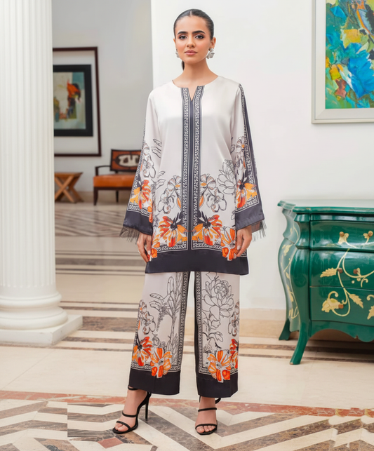 Co-Ord Set Ladies Unstitched 2 PC #037