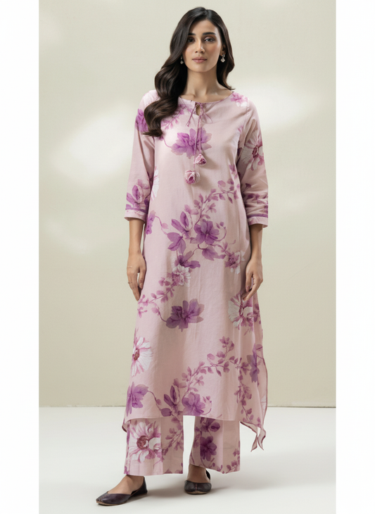 Co-Ord Set Ladies Unstitched 2 PC #044