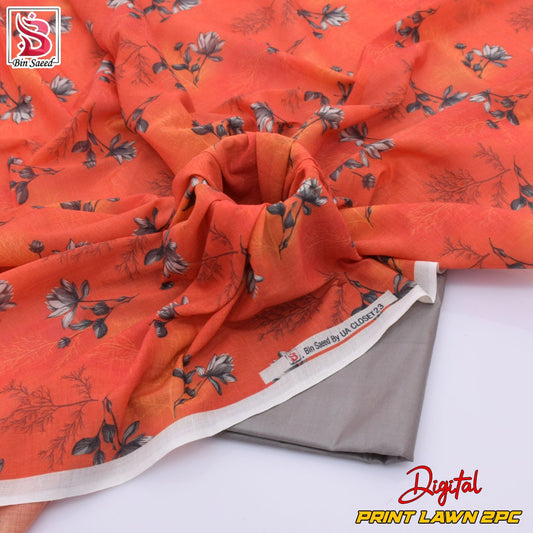 Lawn Ladies: 2-Piece Unstitched Floral Print #145 (Copy)