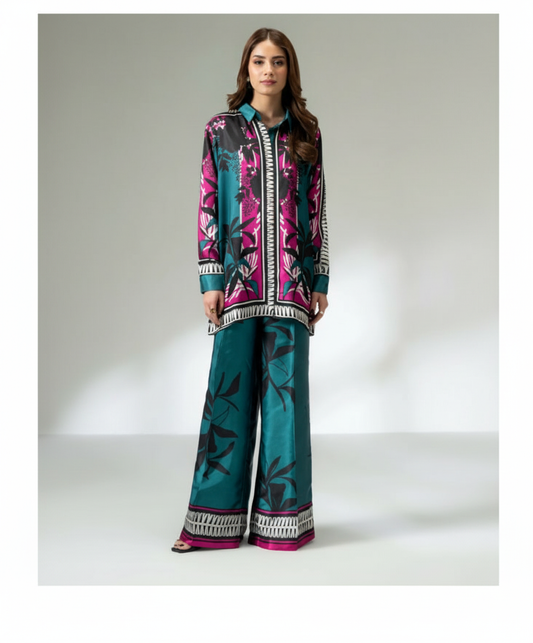 Co-Ord Set Ladies Unstitched 2 PC #047