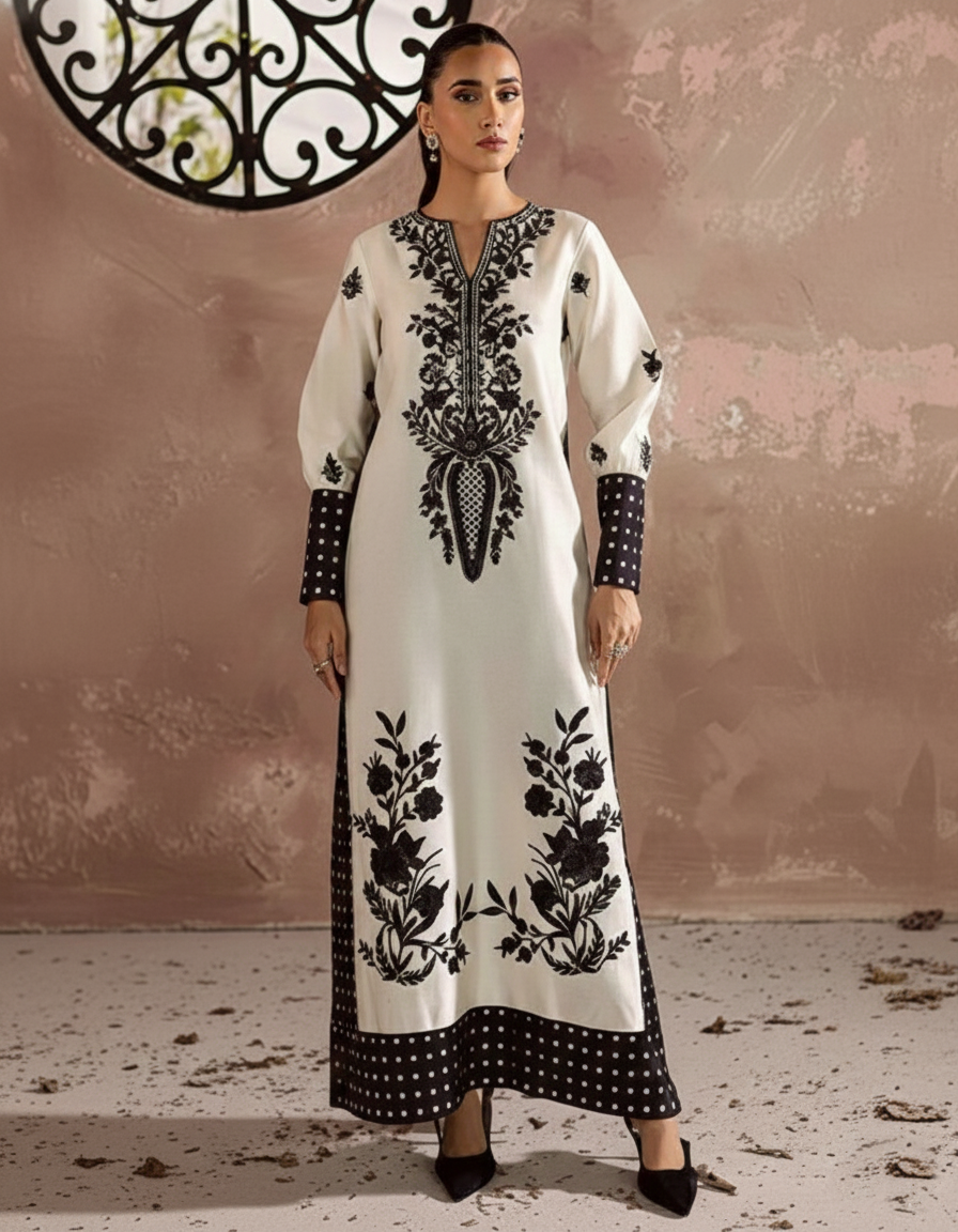 Co-Ord Set Ladies Unstitched 2 PC #054