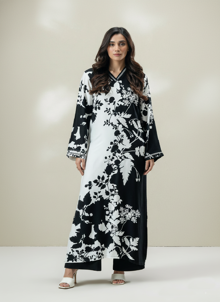 Co-Ord Set Ladies Unstitched 2 PC #059