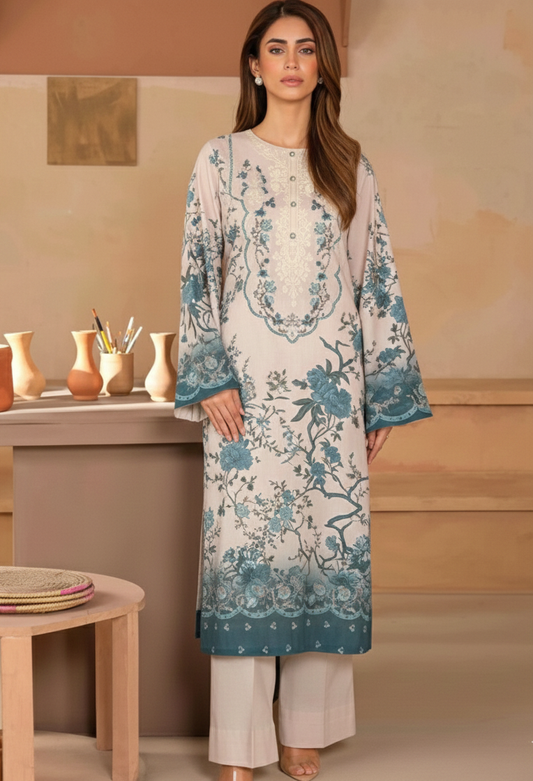 Co-Ord Set Ladies Unstitched 2 PC #061