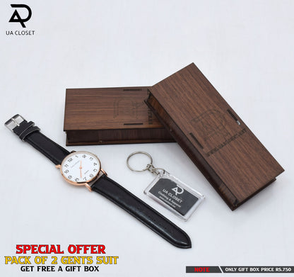 Korean Boski Wash n Wear Suits, ( دو سوٹ کی خریداری پر ایک واچ اور کی چین بلکل فری )