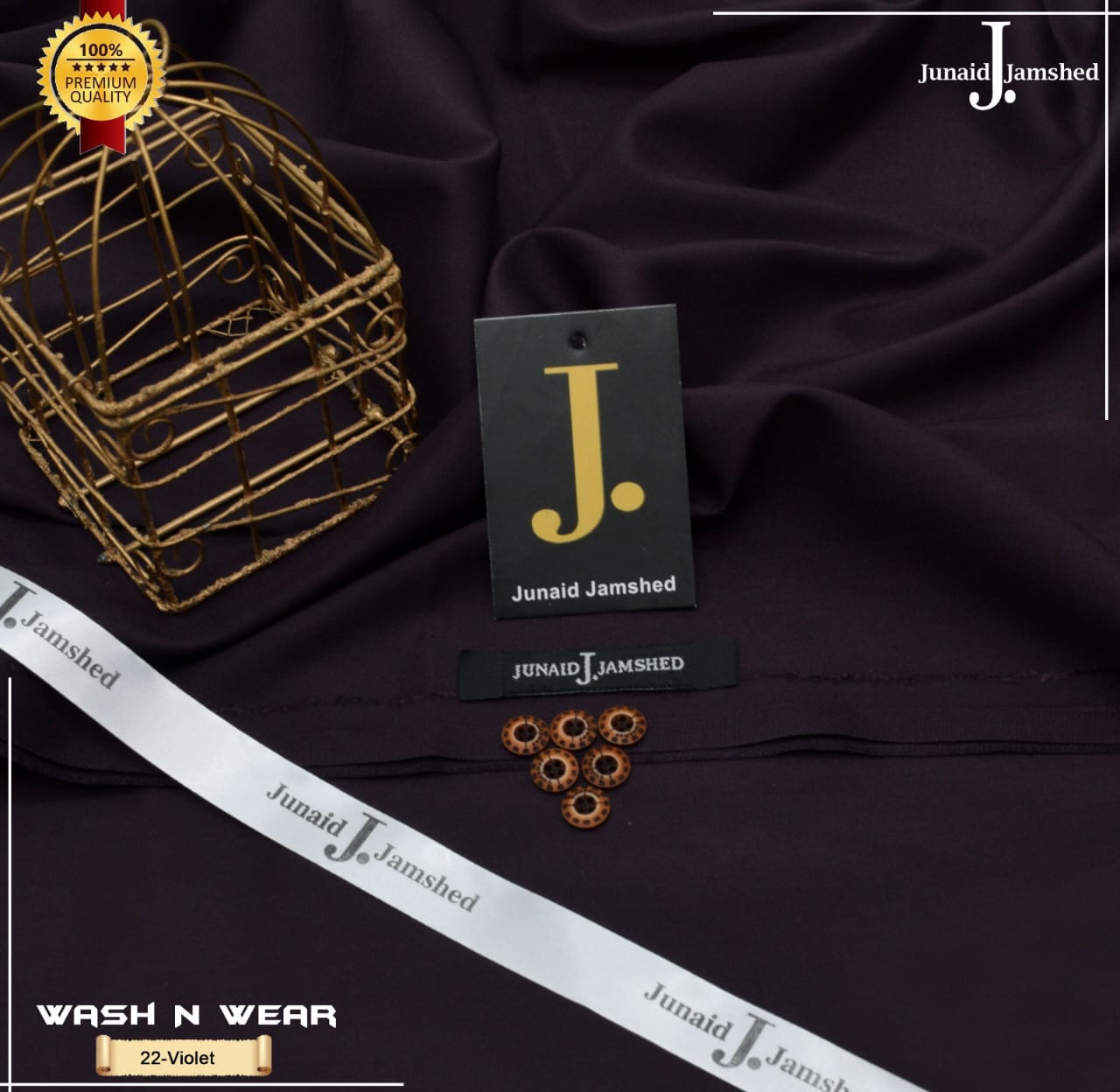 J. Slub Yarn Summer Wash n Wear Executive class Fabric