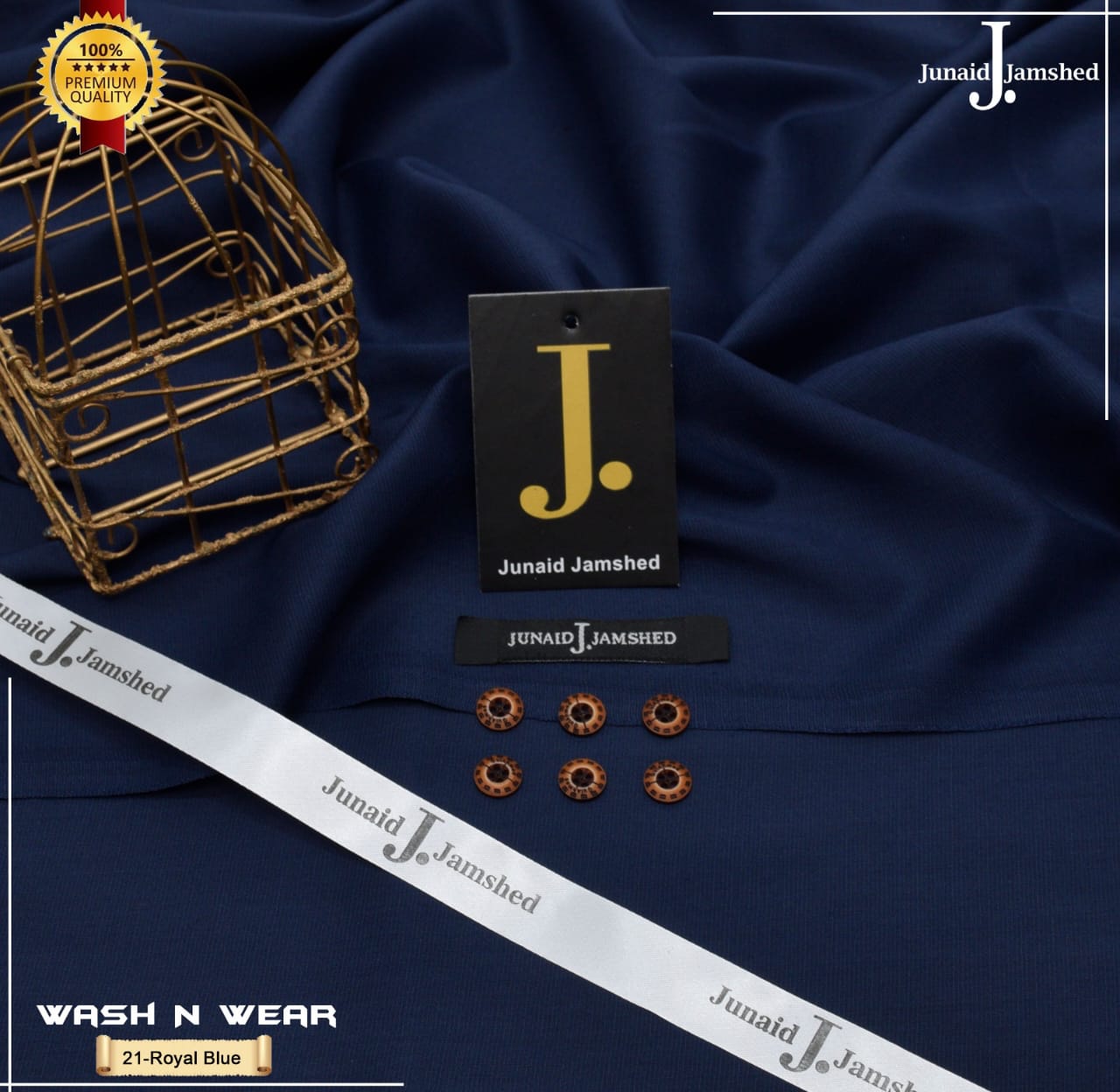 J. Slub Yarn Summer Wash n Wear Executive class Fabric