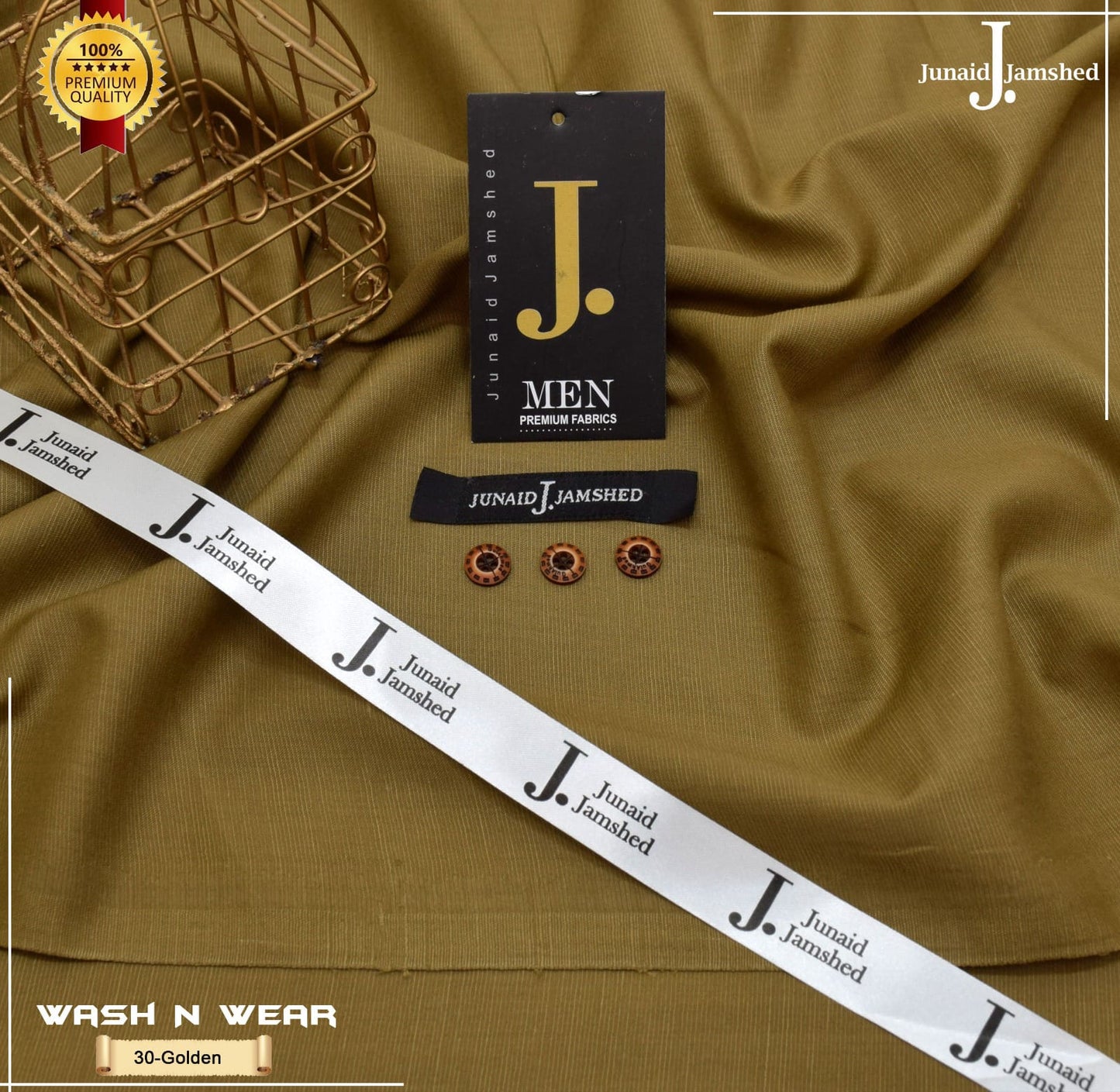 J. Slub Yarn Summer Wash n Wear Executive class Fabric