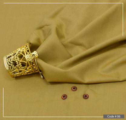 Korean Boski Wash n Wear Suits, ( دو سوٹ کی خریداری پر ایک واچ اور کی چین بلکل فری )